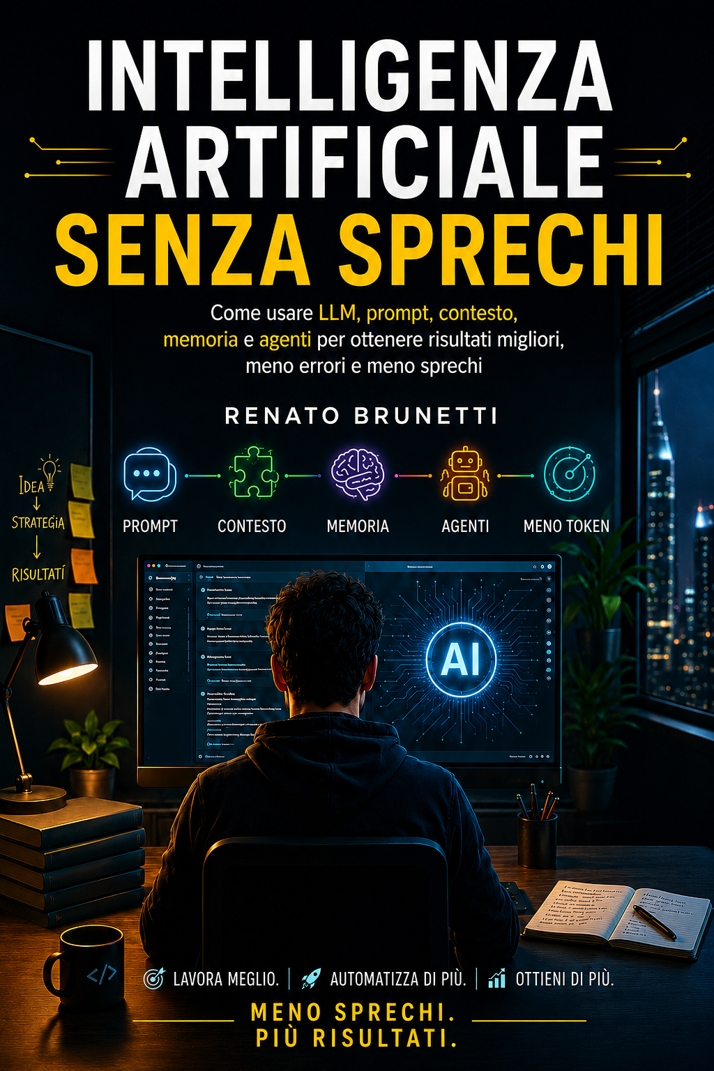 Copertina di INTELLIGENZA ARTIFICIALE SENZA SPRECHI